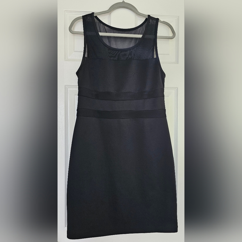Bisou Bisou Michele Bohbot Sz 10 Little Black Sheath Dress
